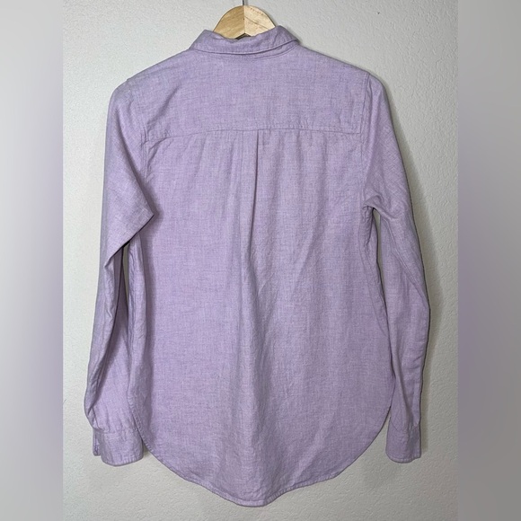 Marine Layer Purple Heather Josie Relaxed Popover Long Sleeve Size Medium - Picture 5 of 9